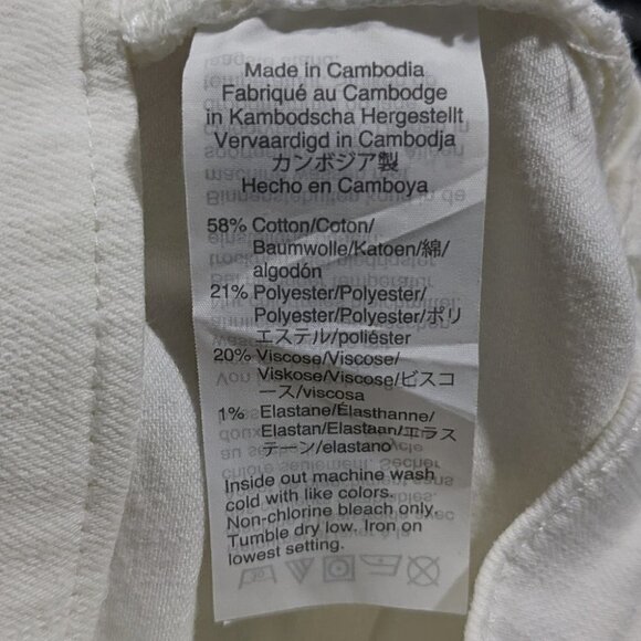 Madewell | 9" Mid-Rise Skinny Jeans in Pure White - Picture 10 of 13